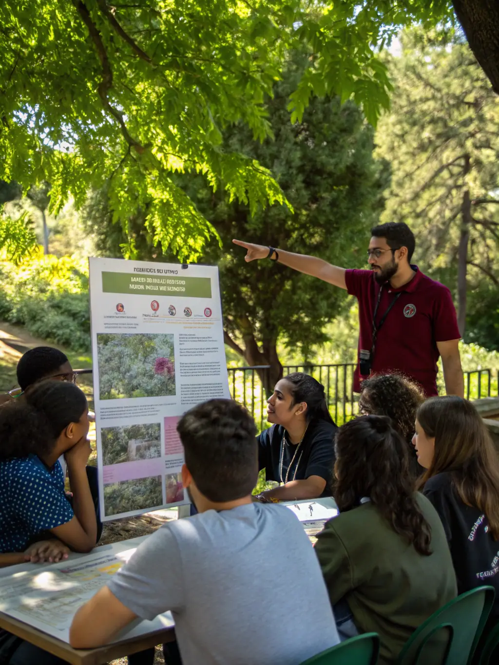 A photo of A.A.P.P.M.A. MONCONT members leading an educational workshop for local children, teaching them about responsible fishing practices and the importance of protecting aquatic ecosystems.