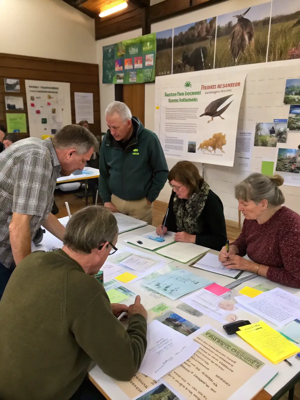 A photo of A.A.P.P.M.A. MONCONT members conducting a workshop on aquatic conservation for local students, emphasizing the importance of education.